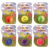 Twisty Worms Assorted Colours