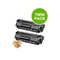 TWINPACK:Canon Cartridge T Black Remanufactured Laser Toner Cartridges