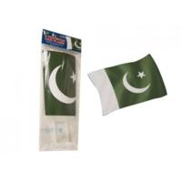 Twin Pack \'pakistan\' Car Flag 15 X10 In Pbhc