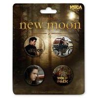 Twilight Badge Set - Jacob & The Wolf Pack 4pk New Moon (breaking Dawn)