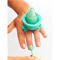 tweexy nail polish holder in spa green