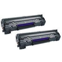 TwinPack: Canon 725 Black Remanufactured Toner Cartridge (3484B002AA)