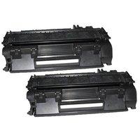 TWINPACK: Canon 708 Remanufactured Black Toner Cartridges