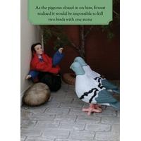 Two Birds with One Stone| Funny Personalised Card