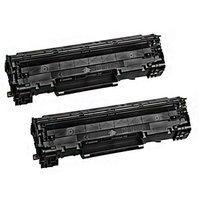 twin pack canon 728 3500b002aa remanufactured black toner cartridge