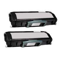 twinpack dell 593 10501 m797k black remanufactured laser toner cartrid ...