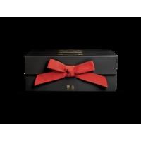 twinings small black gift crate with red ribbon