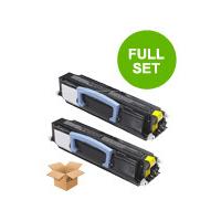 TWINPACK: Dell 593-10240 Black High Capacity Remanufactured Toner