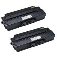 TWIN PACK : Dell 593-11109 (RWXNT) Black (Remanufactured) High Capacity Capacity Toner Cartridge