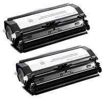 TWIN PACK : Dell 593-10839 Black (Remanufactured) Return Program High Capacity Laser Toner Cartridge