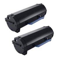 TWIN PACK: Dell 593-11188 Black (Remanufactured) Extra High Capacity Regular Use Toner Cartridge