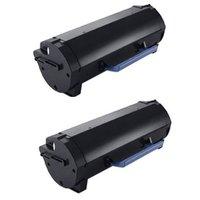 TWINPACK: Dell 593-11167 (C3NTP) Black Remanufactured High Capacity Toner Cartridge