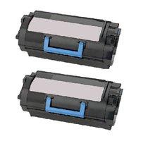 TWINPACK: Dell 593-11187 (GDFKW) Black Remanufactured Standard Capacity Use and Return Toner Cartridge