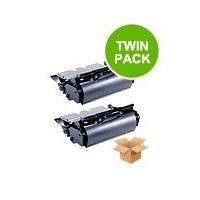 twinpack dell 595 10009 black remanufactured high capacity laser toner ...