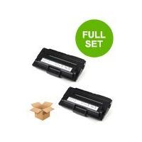 twinpack dell 593 10153 black remanufactured high capacity laser toner ...