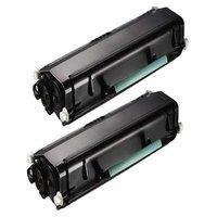 TWIN PACK : Dell 593-11055 Black (Remanufactured) Toner Cartridge