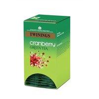 twinings cranberry green tea 1 x box of 20 teabags