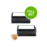 TWINPACK: Dell 593-10006 Black High Capacity Remanufactured Toner