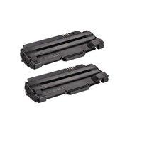 TwinPack: Dell 593-10961 Black Remanufactured High Capacity Laser Toner Cartridge