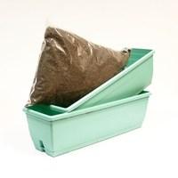 Two Fresh Green Troughs and Compost Kit