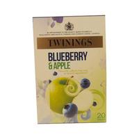 twinings blueberry apple tea caffeine free 20