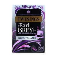 Twinings Earl Grey Decaffeinated Tea Bags 50