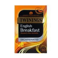 Twinings Decaffeinated English Breakfast Teabags 50s