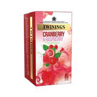Twinings Cranberry & Raspberry Tagged Tea Bags 20 Pack