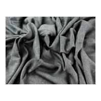 Tweed Weave Linen & Cotton Blend Dress Fabric Grey
