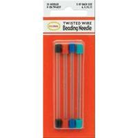 Twisted Wire Beading Needles 20/Pkg-5 Each of 6 8 10 12 230851