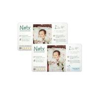 TWIN pack of Nature Babycare Nappies (Size 2) Mini (68 nappies)