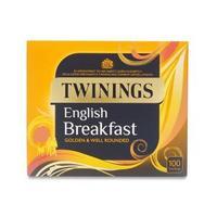 Twinings English Breakfast Fine High Quality Aromatic Tea Bags Box of