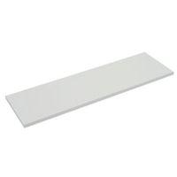 twinslot white matt shelf board l800mm d300mm