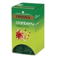Twinings Cranberry Green Tea Bags Pack of 20 F08046