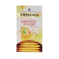 Twinings Lemon & Ginger Fruit Infusion Tea Bags Pack of 20 F09613