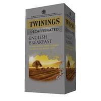 Twinings English Breakfast Decaffeinated Envelope Tea Bag Pk20x4