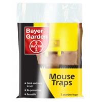 Twin Pack Wooden Mouse Trap