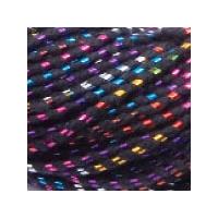 Twist Metallic Thrd 1mm 16m Reel Black/Multi