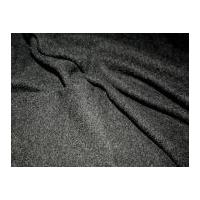Tweed Polyester Suiting Dress Fabric Black & Grey