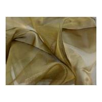 Two Tone Crystal Organza Dress Fabric Old Antique Gold