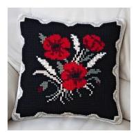 Twilleys of Stamford Poppies & Corn Large Count Cushion Cross Stitch Kit
