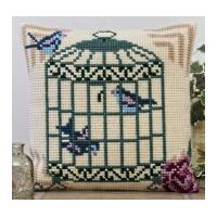 Twilleys of Stamford Feathered Friends Large Count Cushion Cross Stitch Kit