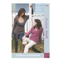 Twilleys of Stamford Ladies Sweaters Freedom Knitting Pattern 9083 Super Chunky