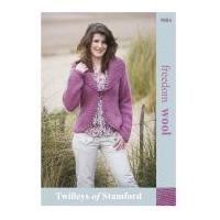 Twilleys of Stamford Ladies Jacket Freedom Knitting Pattern 9084 Super Chunky