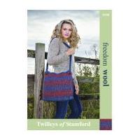 Twilleys of Stamford Accessories Felted Bag Freedom Knitting Pattern 9190 Super Chunky