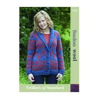 Twilleys of Stamford Ladies Jacket Freedom Knitting Pattern 9191 Super Chunky