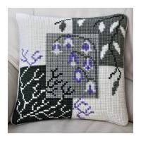 Twilleys of Stamford Mosaic Harebells Large Count Cushion Cross Stitch Kit