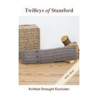 twilleys of stamford knitting kit brown draft excluder