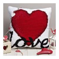 Twilleys of Stamford Love Large Count Cushion Cross Stitch Kit