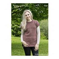 twilleys of stamford ladies tunic top knitting pattern 9209 aran